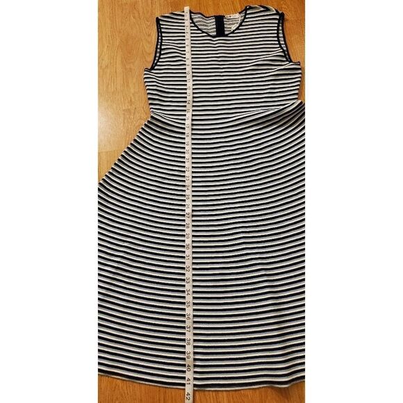 Akris Punto Stripe Fit & Flare Sweater Dress - Picture 12 of 16